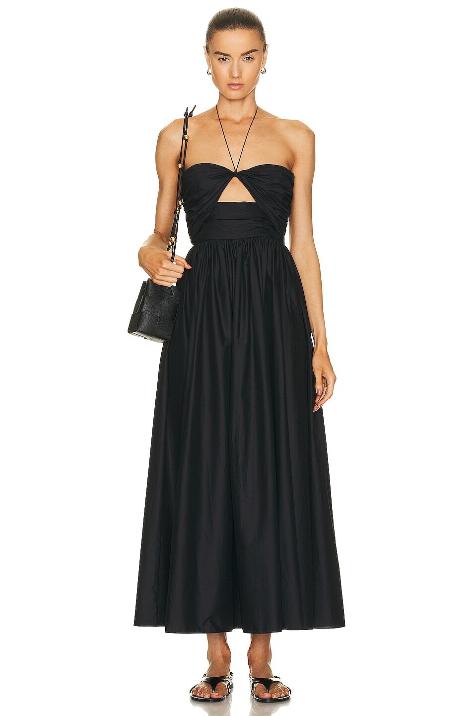 

Платье Matteau Bandeau Rouched Sun, черный