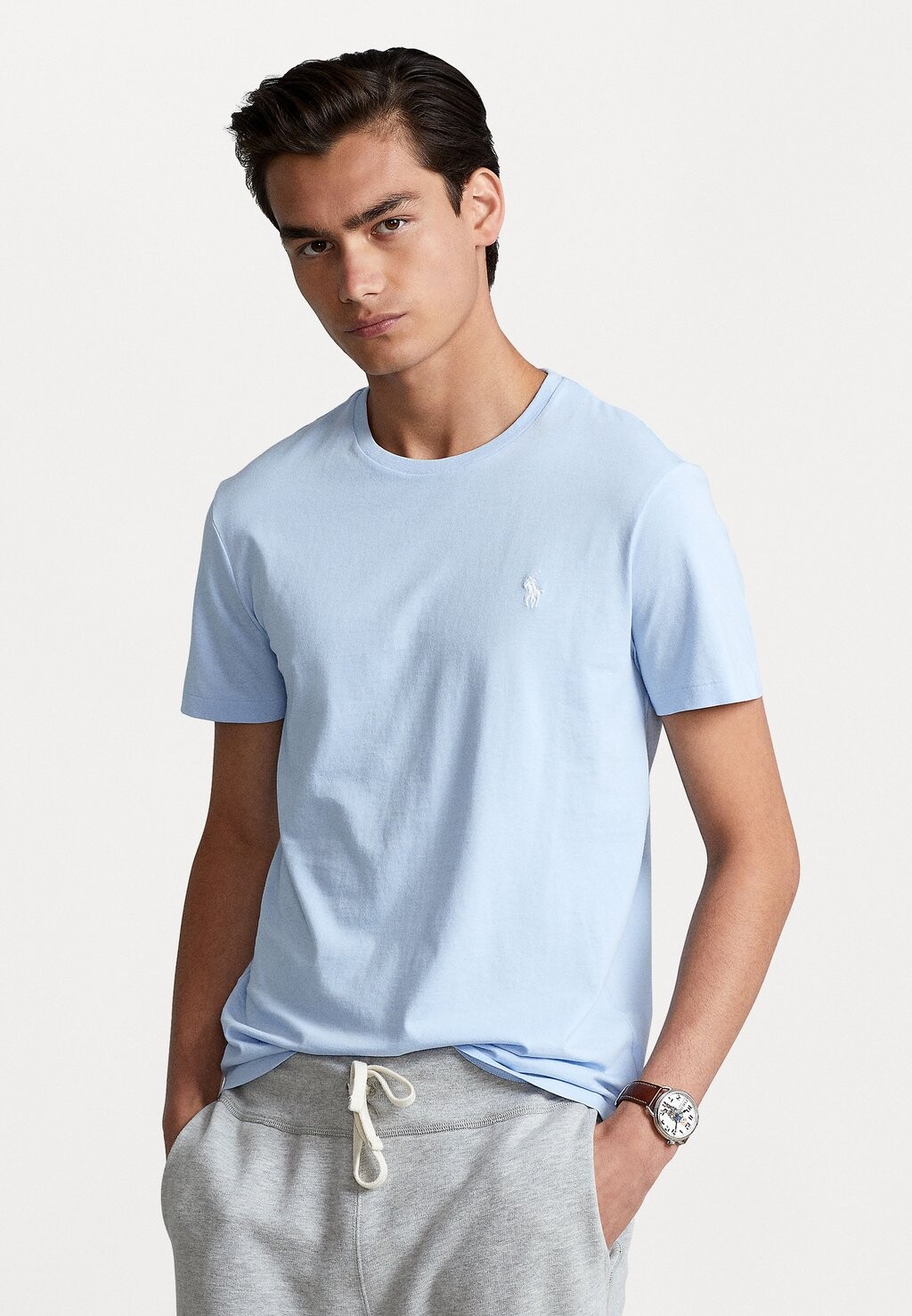 

Базовая футболка КОРОТКИЙ РУКАВ Polo Ralph Lauren, офисный синий