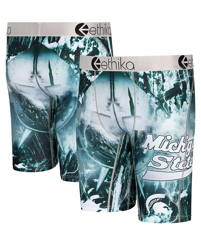 

Мужские зеленые боксеры Michigan State Spartans Spirit Ethika, зеленый
