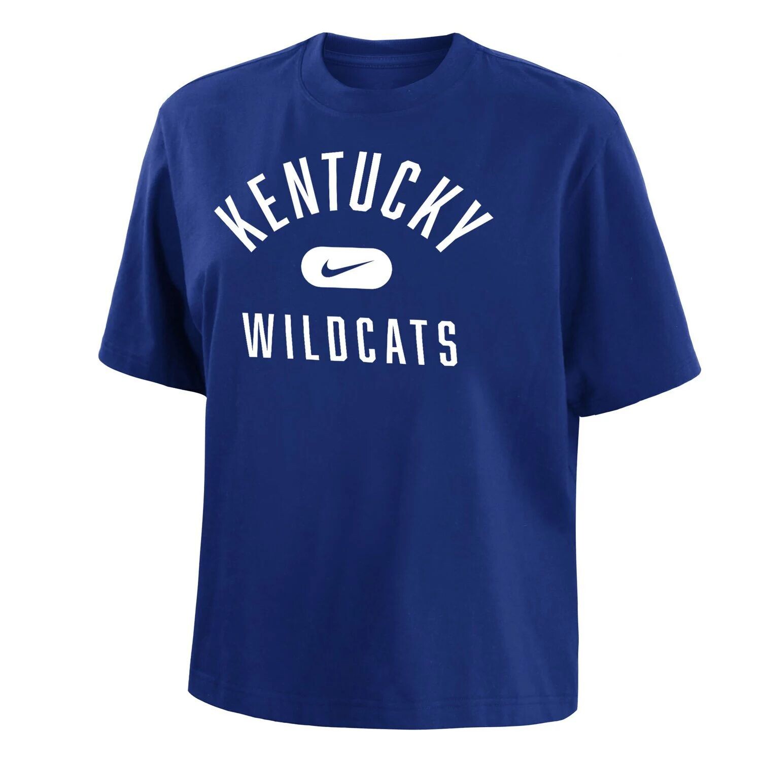 

Женская футболка свободного кроя Nike Royal Kentucky Wildcats Clean Team Nike