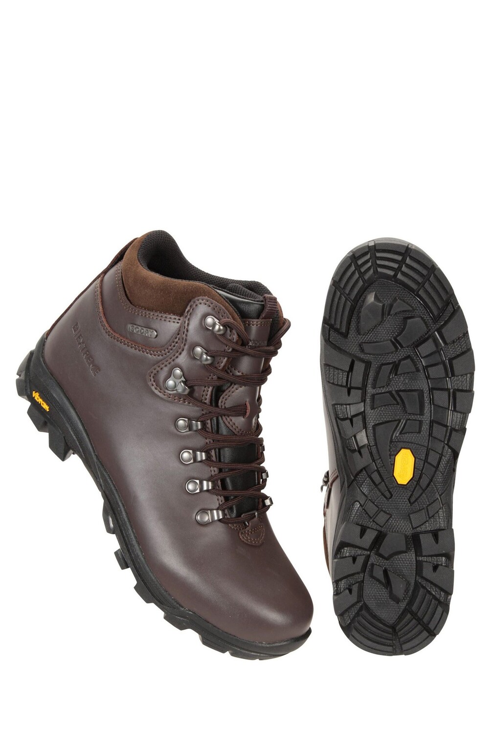 

Мужские походные туфли Latitude Extreme Vibram Mountain Warehouse, коричневый