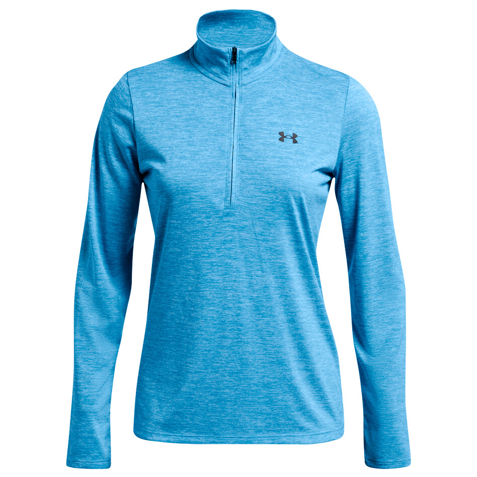 

Спортивная и тренировочная куртка Under Armour Women's Tech 1/2 Zip Twist, цвет Viral Blue