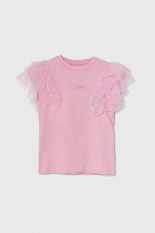 

Детская футболка Guess, розовый