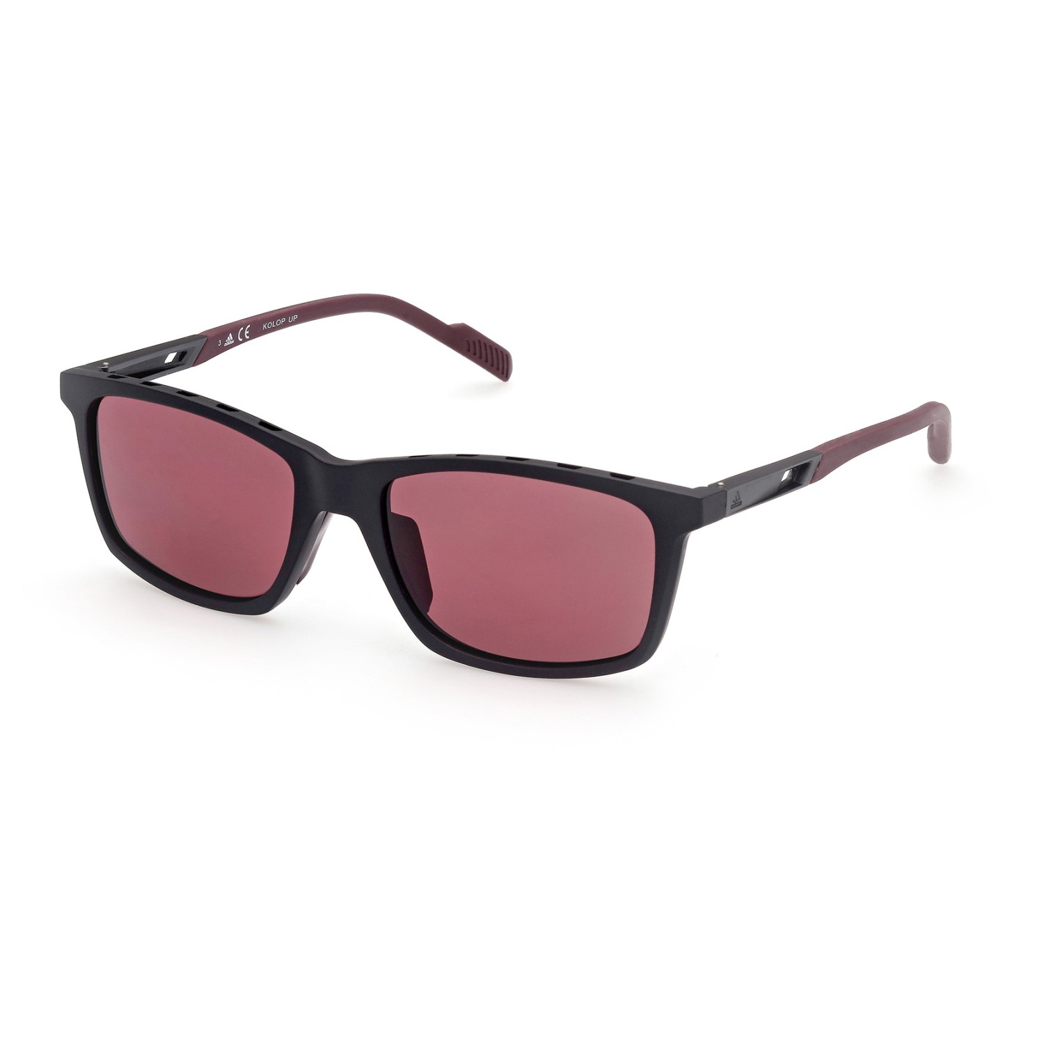 Солнцезащитные очки Adidas SP0052 Cat 3, матовый черный солнцезащитные очки adidas белый