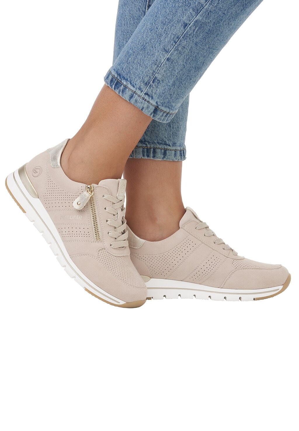 

Низкие кеды Remonte, цвет beige