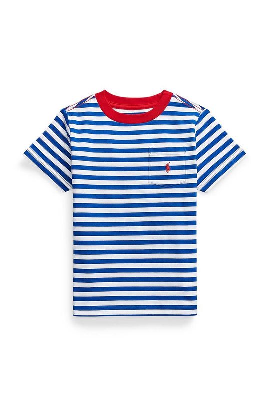 

Хлопковая футболка для детей Polo Ralph Lauren, синий