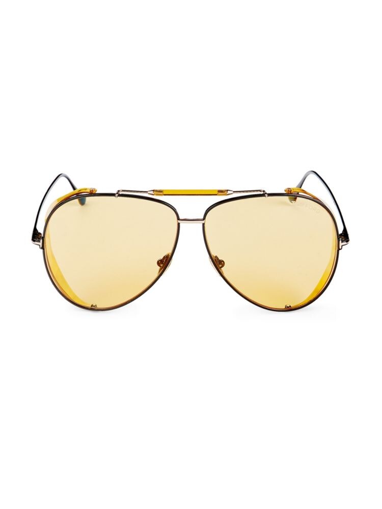 

Солнцезащитные очки-авиаторы 62MM Tom Ford, цвет Black Brown