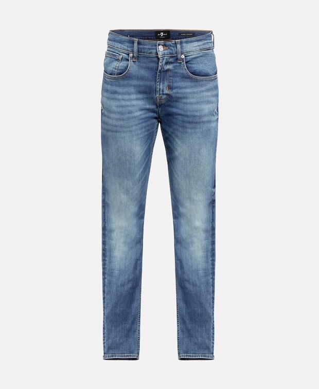 

Джинсы узкого кроя 7 for all Mankind, синий