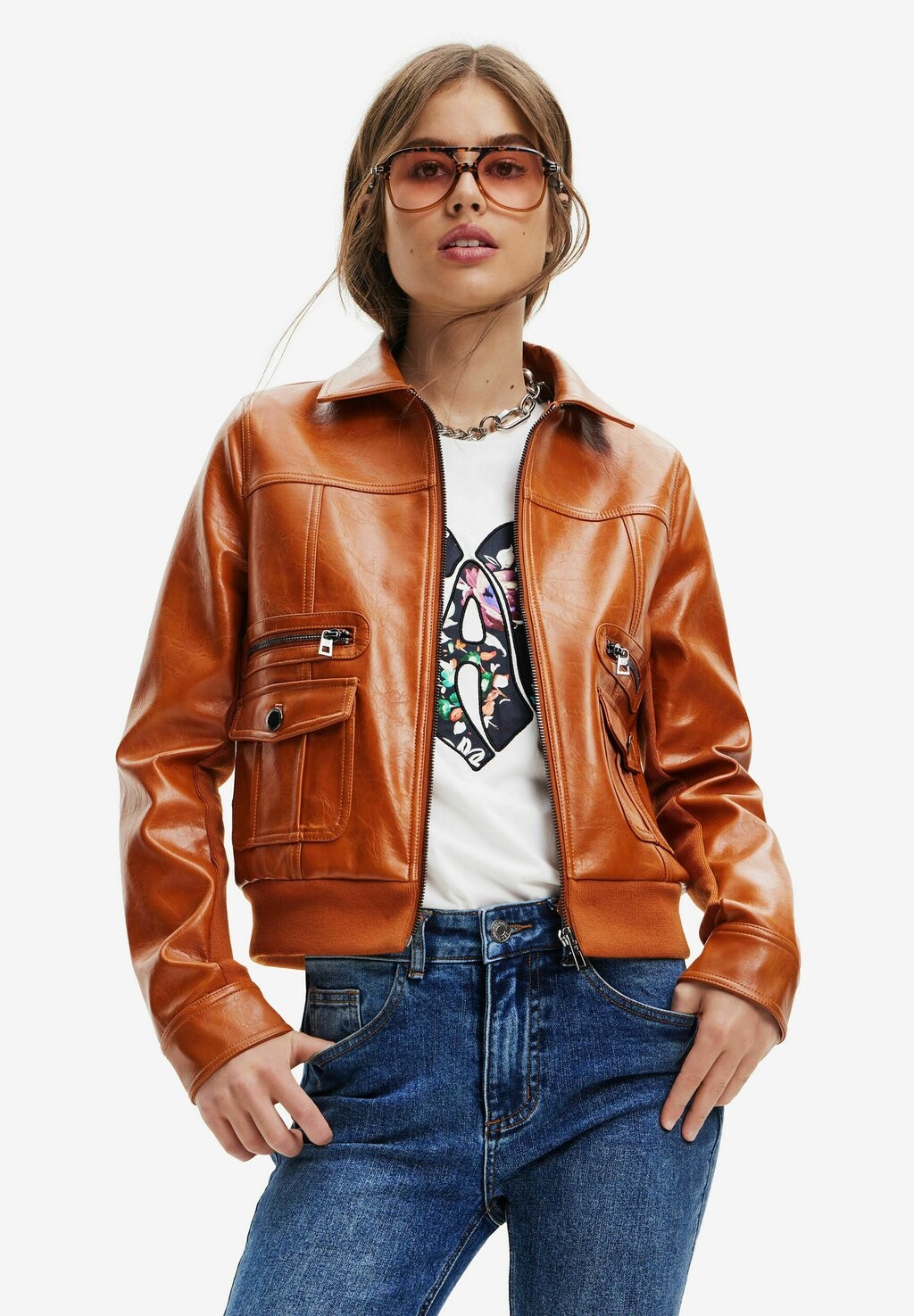 

Куртка из искусственной кожи Desigual