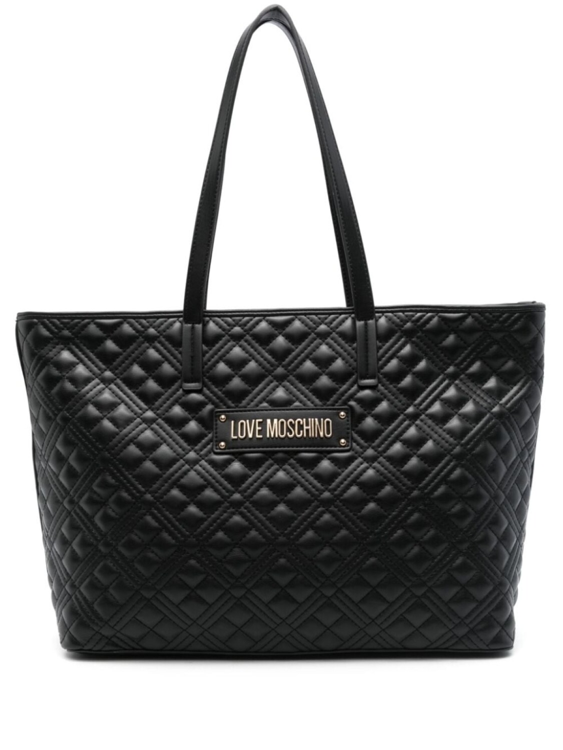 

Сумка через плечо Love Moschino с ромбовидной стежкой, черный