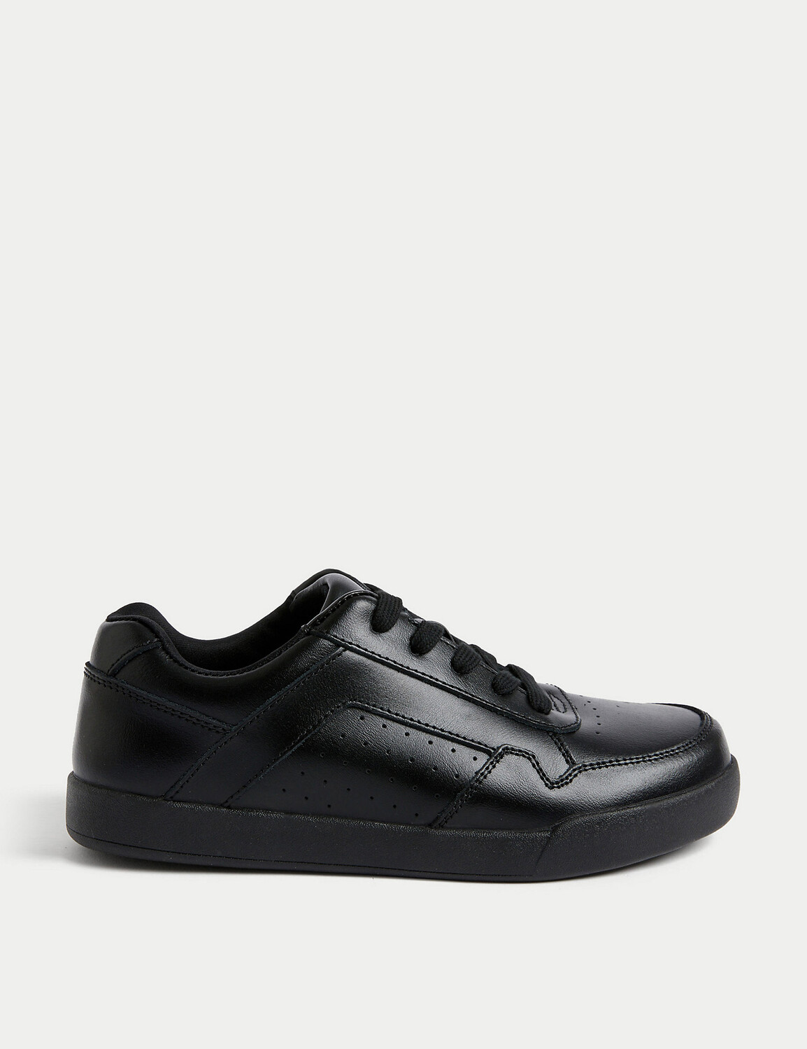 

Детские кожаные школьные туфли Freshfeet (2½ больших - 9 больших) Marks & Spencer, черный
