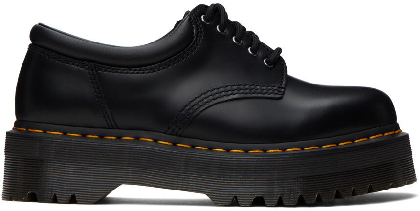 

Черные дерби на четырех платформах 8053 Dr. Martens, Черный, Черные дерби на четырех платформах 8053 Dr. Martens