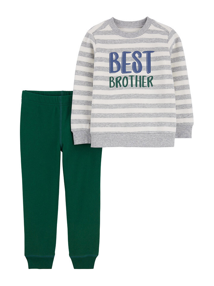 

Толстовка carter's 2tlg. Outfit, цвет Grau/Grün