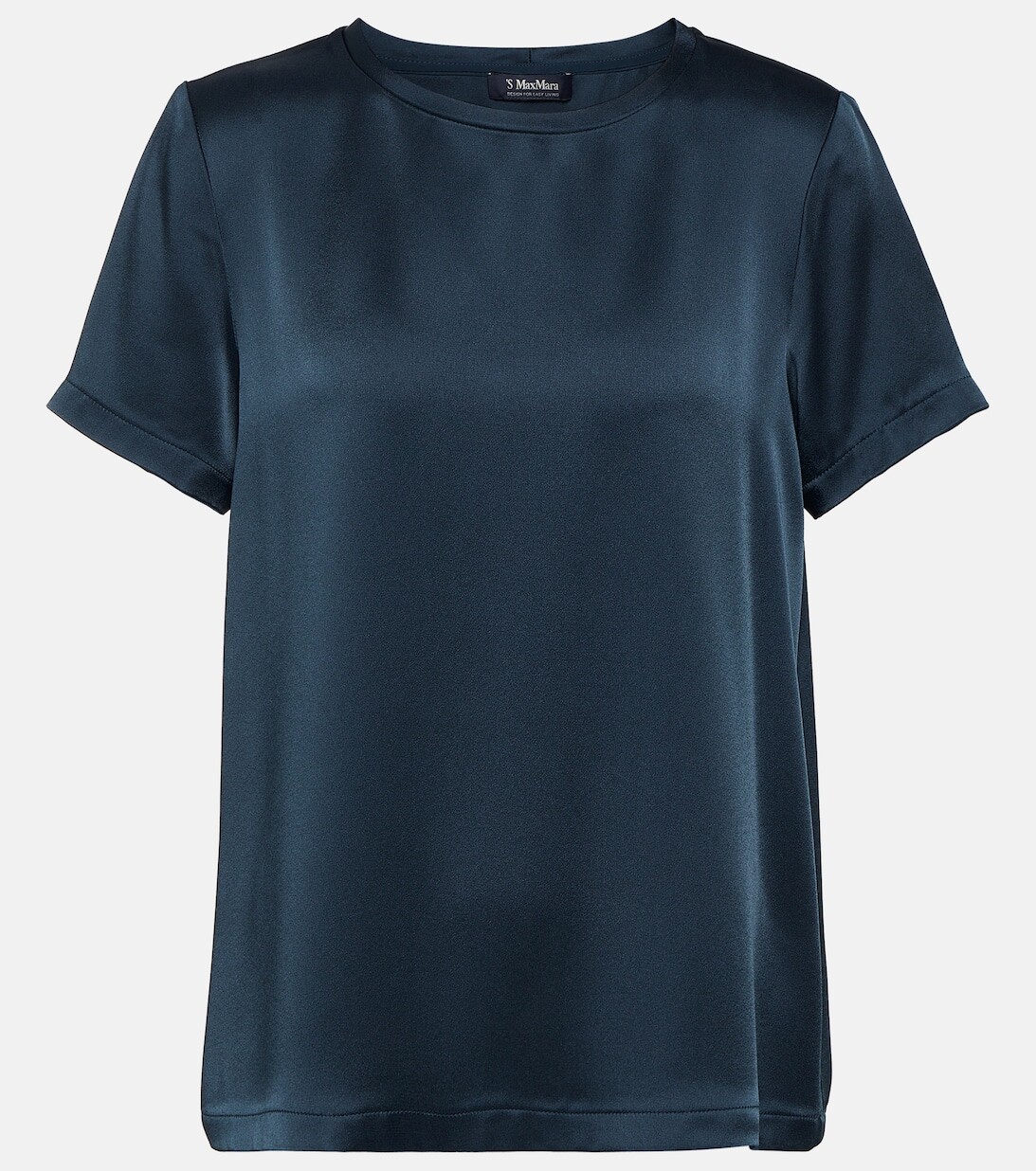 

Атласный топ Rebecca 'S MAX MARA, синий