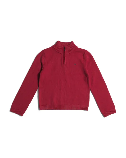 

Пуловер с коротким рукавом и молнией для маленьких мальчиков Tommy Bahama, цвет Jester Red