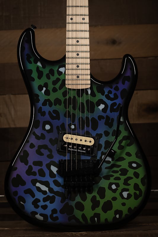 

Электрогитара Kramer Baretta, Custom Graphics, 'Feral Cat', Rainbow Leopard