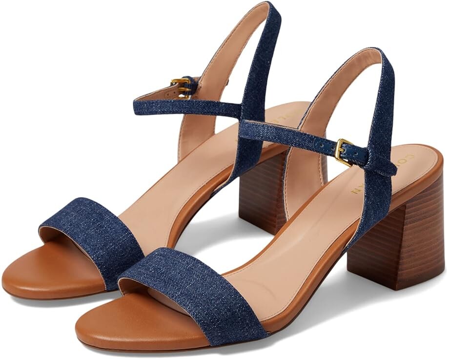 

Туфли Cole Haan Josie Block Heel Sandal, цвет Denim