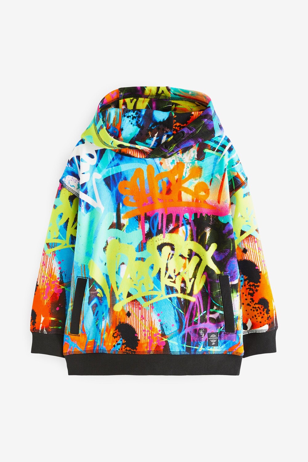 

Худи с граффити Spray Paint Next, синий