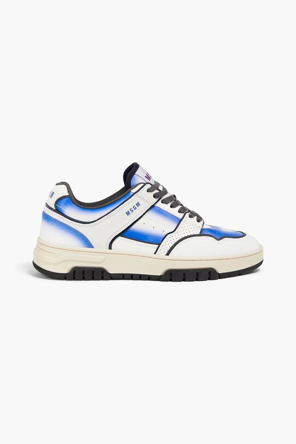 

Кроссовки из перфорированной кожи Msgm, синий
