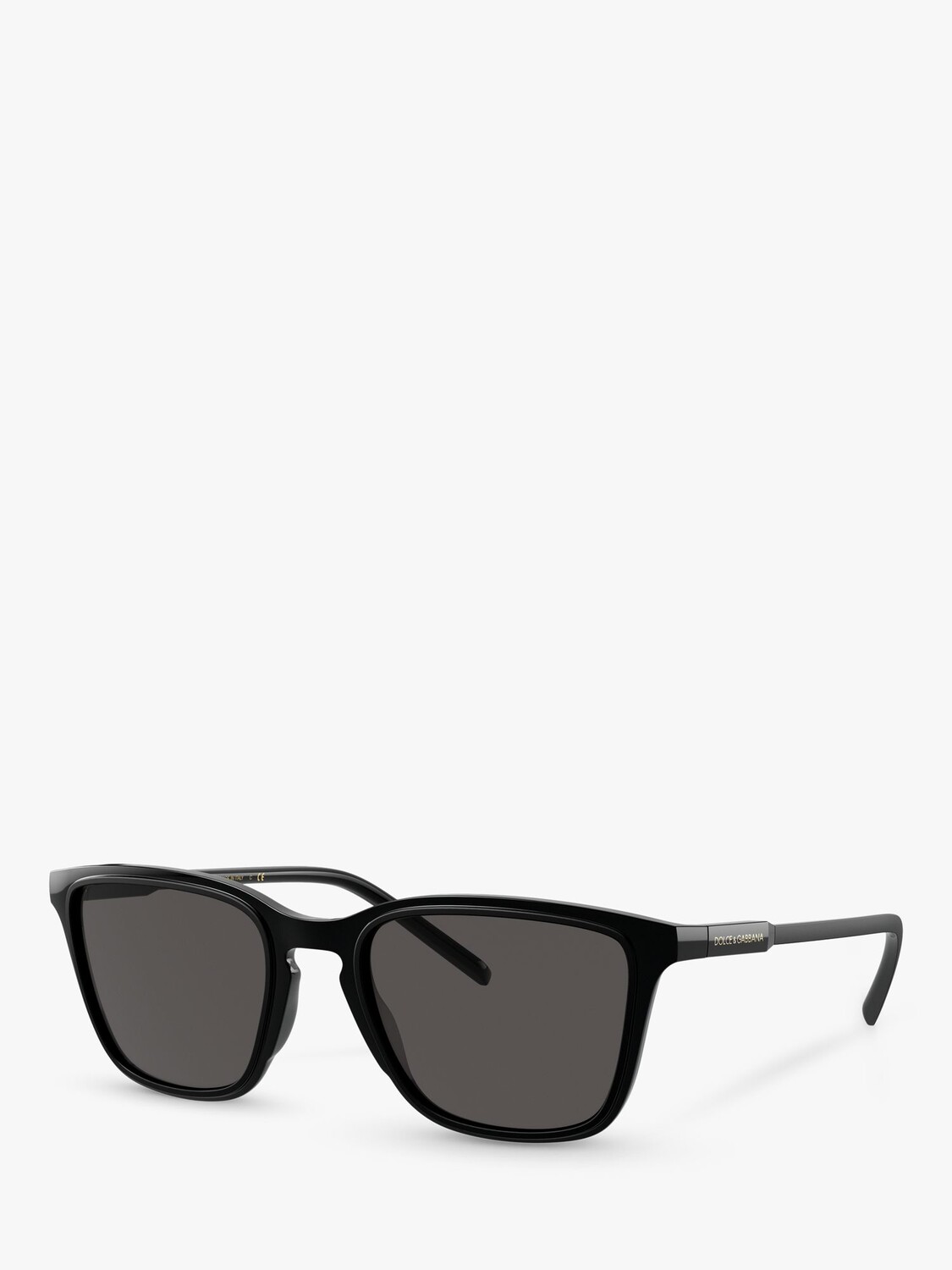 

Dolce & Gabbana DG6145 Мужские квадратные солнцезащитные очки, черные/темно-серые