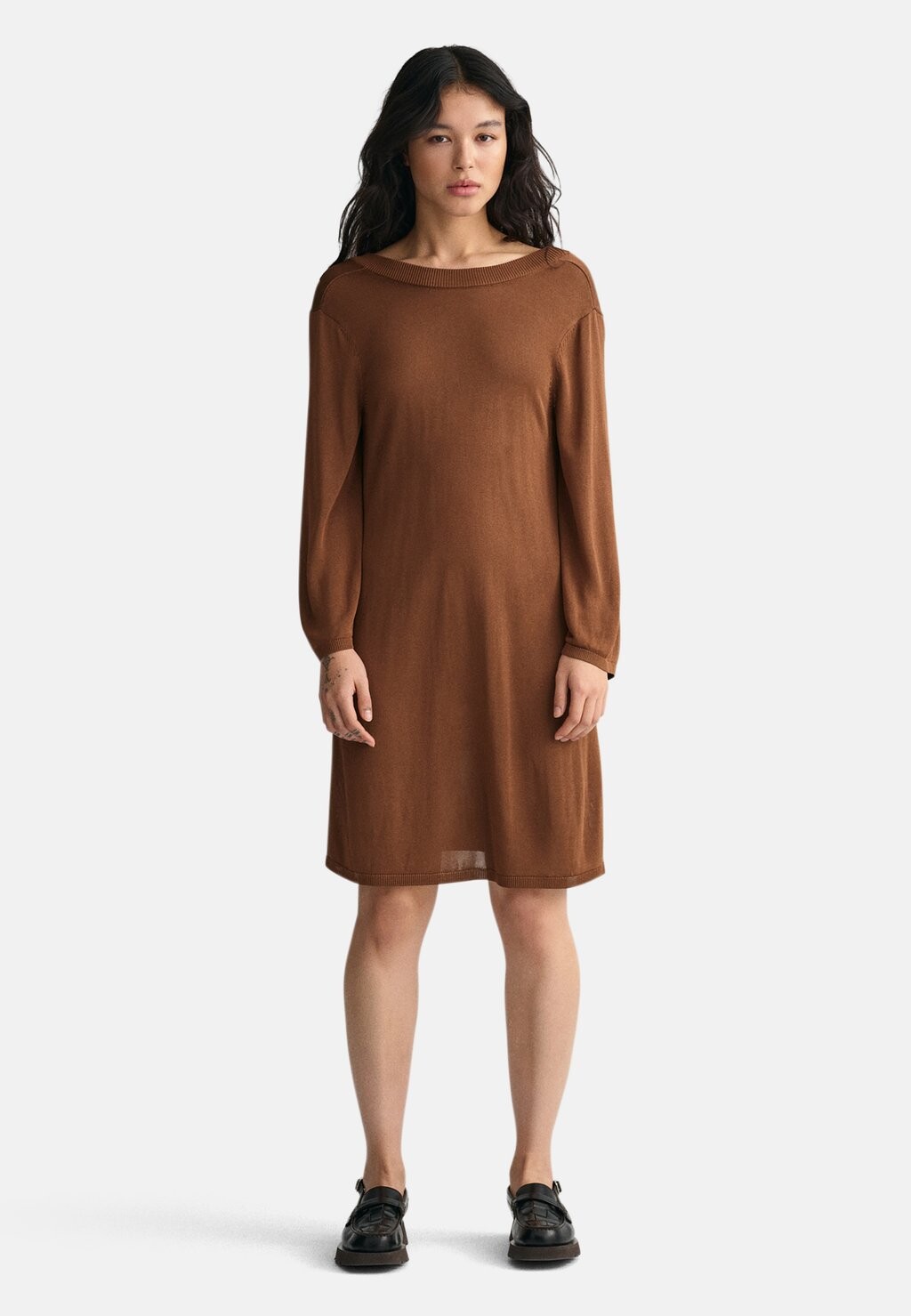 

Вязаное платье GANT, коричневый