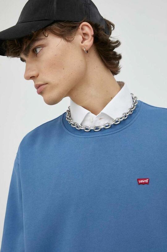 

Толстовка из хлопка Levi's, синий