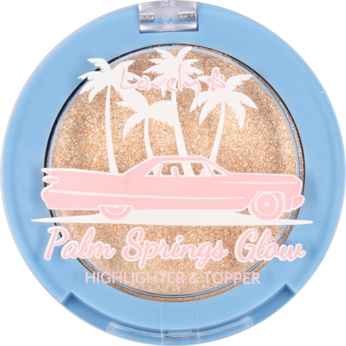 

Хайлайтер для лица iluminador palm springs glow Lovely Makeup, количество 1 штука