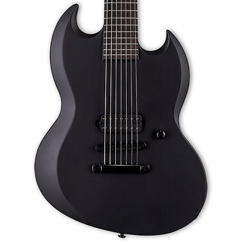 

Электрогитара ESP LTD Viper-7 Baritone Black Metal Guitar w/ a Seymour Duncan Pickup - Black Satin