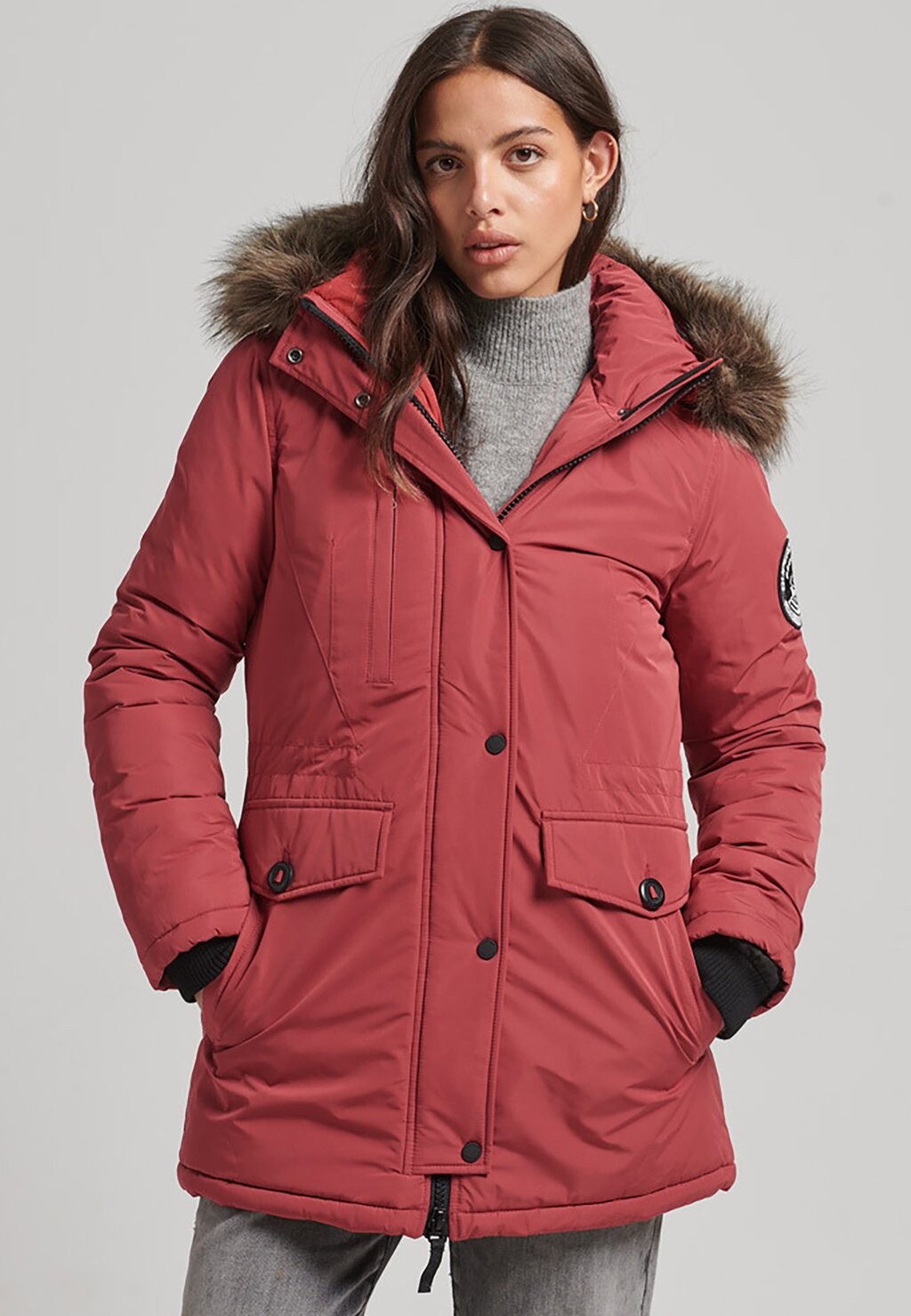 

Зимнее пальто Superdry, Коричневый