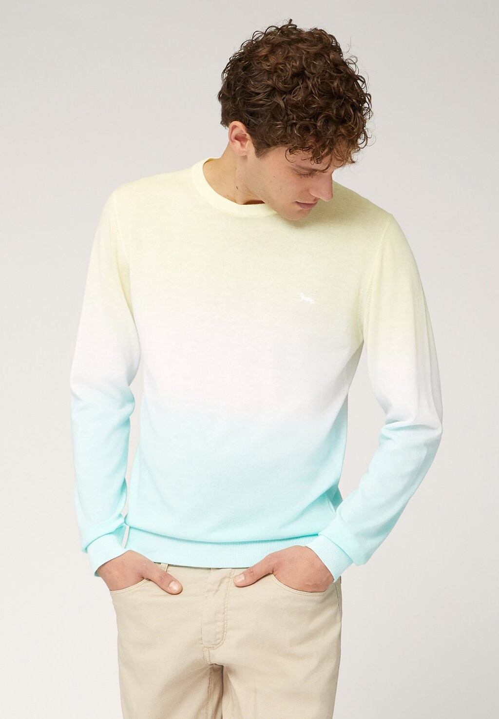 

Свитер Tie Dye Harmont & Blaine, цвет giallo chiaro