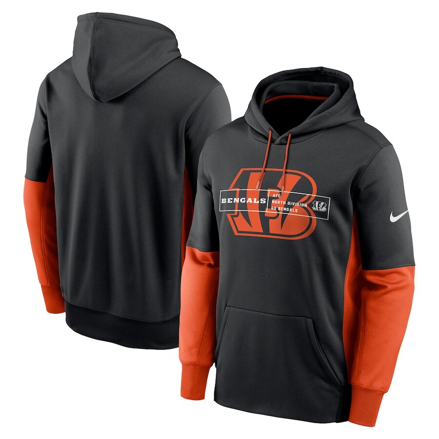 

Пуловер с капюшоном Nike Cincinnati Bengals, черный
