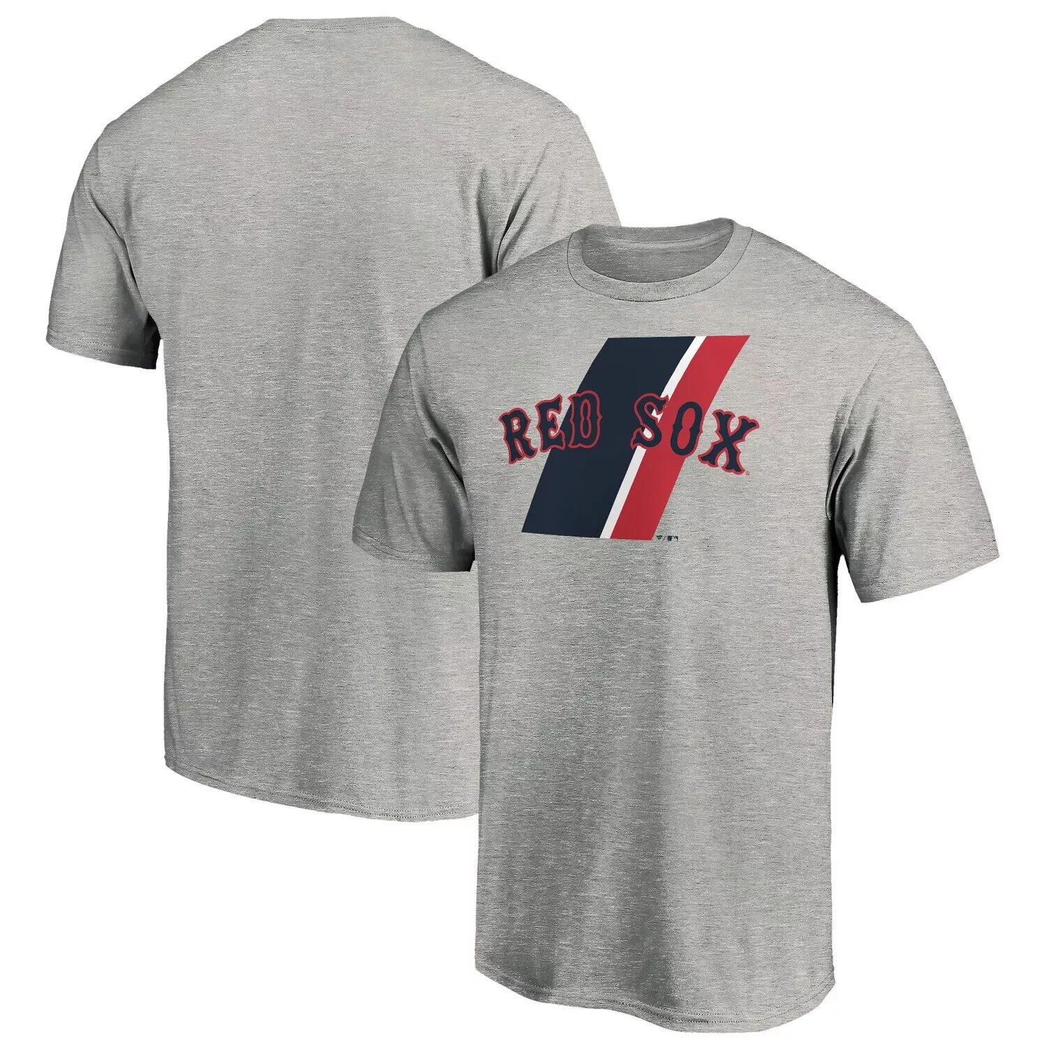 

Мужская футболка с логотипом Fanatics Heathered Grey Boston Red Sox Prep Squad