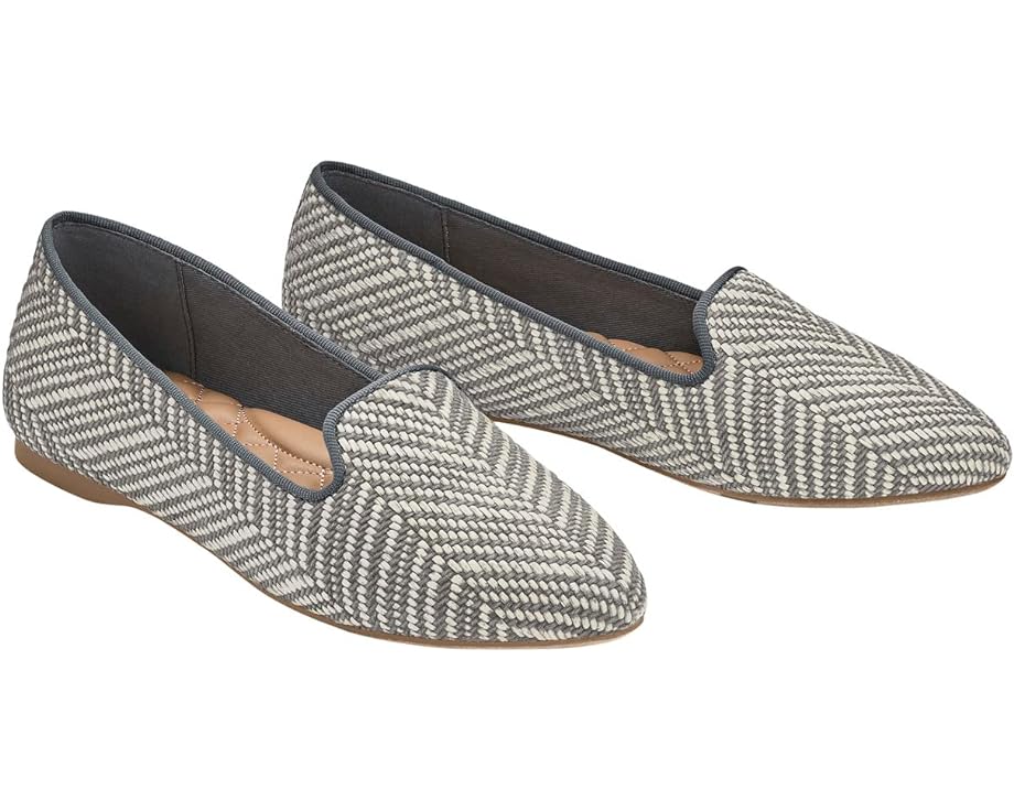 

Туфли на плоской подошве Birdies Blackbird Raffia Flat, цвет Glacier Herringbone Raffia