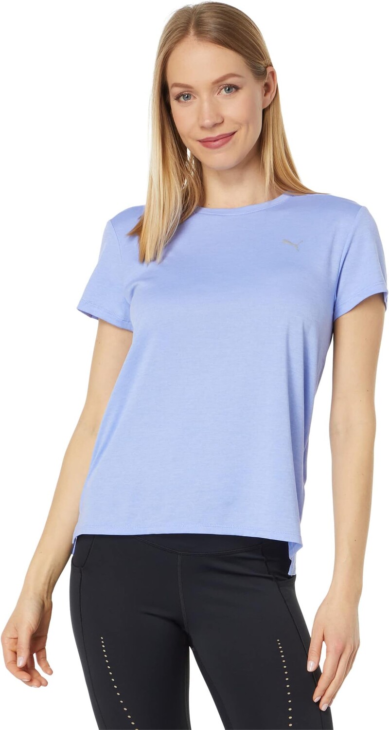 

Футболка с короткими рукавами Run Favorite Heather PUMA, цвет Elektro Purple Heather