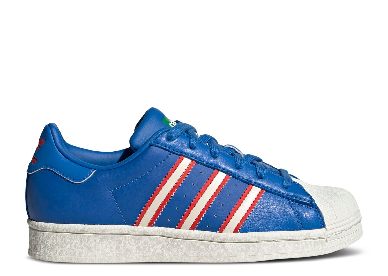 

Кроссовки adidas Superstar J 'Bright Royal Red', синий