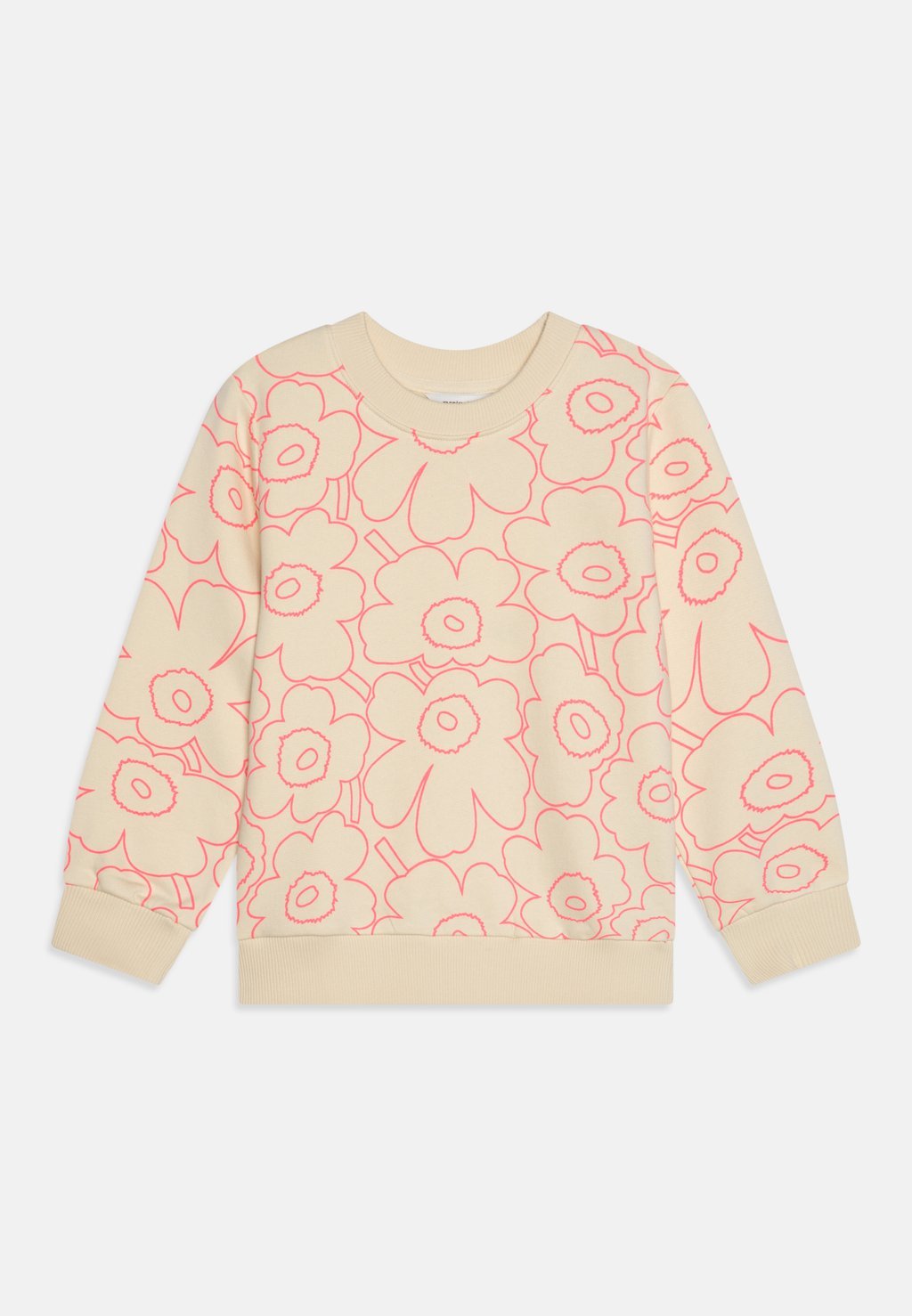 Толстовка Kuulas Mini Piirto Unikko Ii Marimekko, цвет off-white/pink футболка с принтом soida ruutu unikko ii marimekko цвет red off white light green