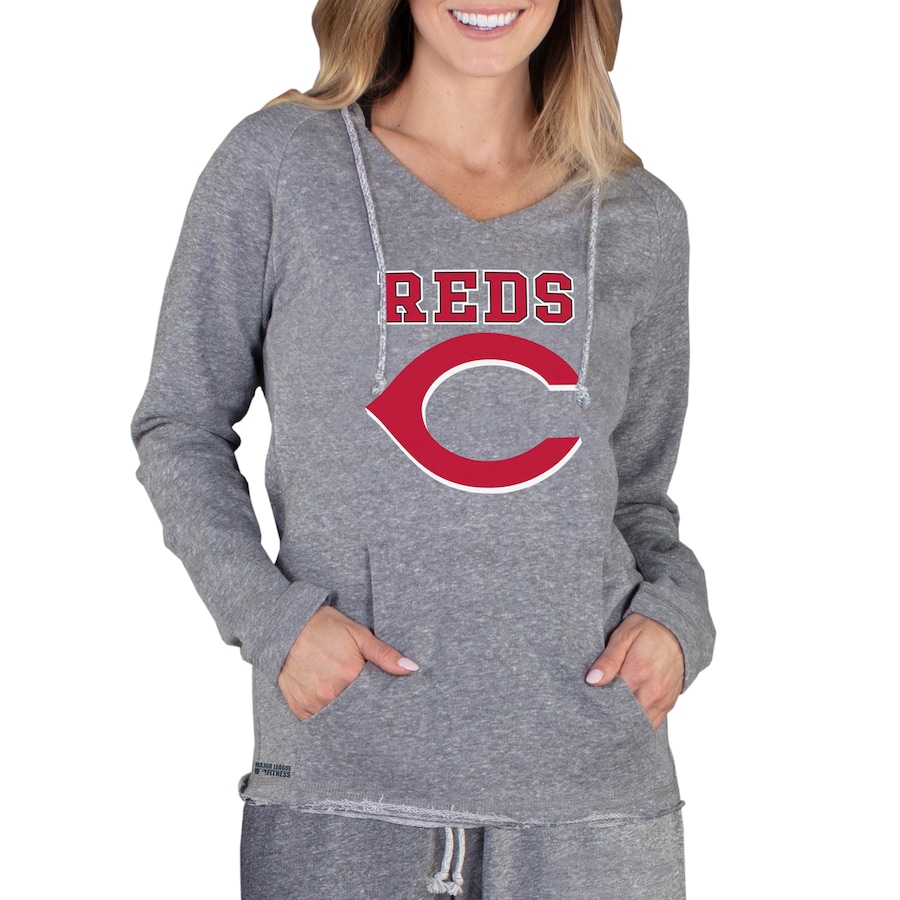 

Толстовка Concepts Sport Cincinnati Reds, серый