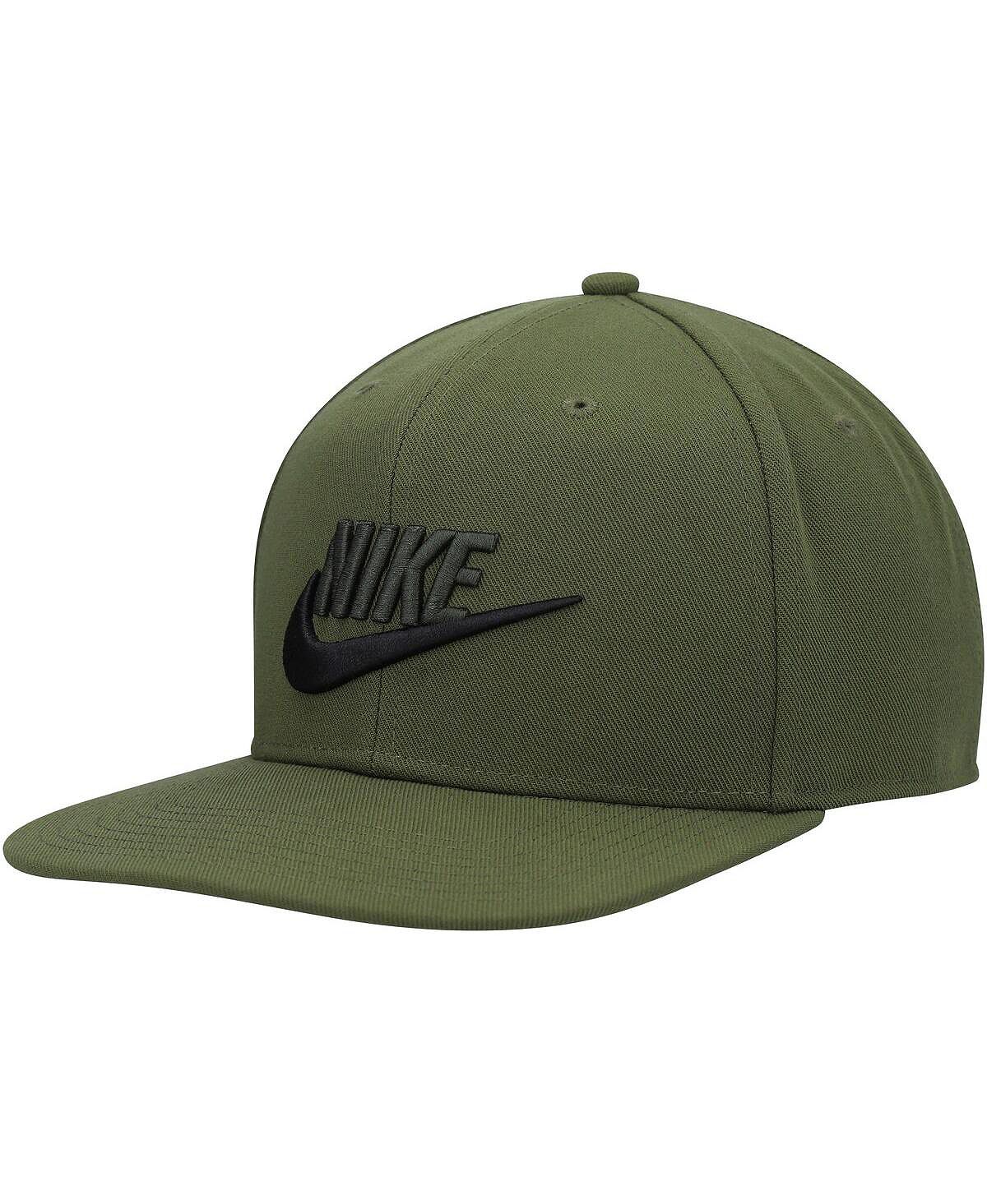 

Мужская оливковая кепка с логотипом Throwback Logo Pro Futura Performance Snapback Nike