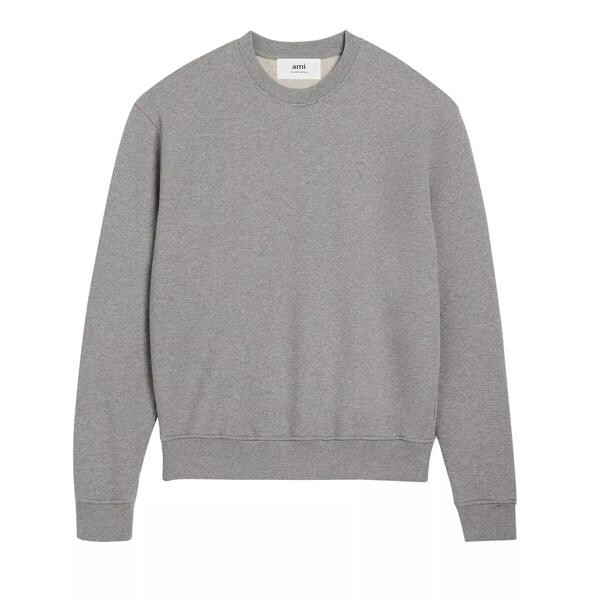 

Футболка sweat crew grey Ami Paris, серый