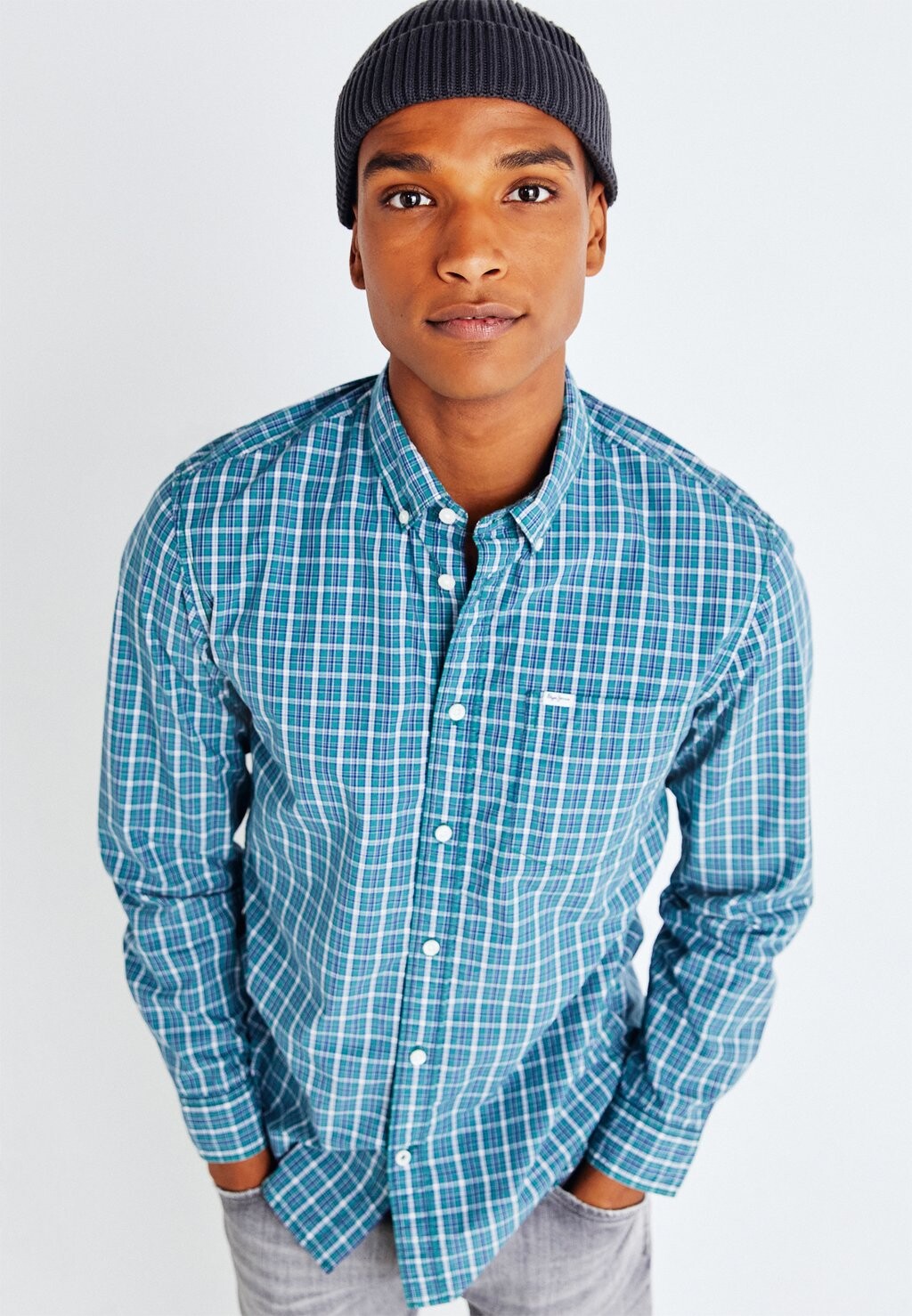 

Рубашка Patton Pepe Jeans, цвет jungle green