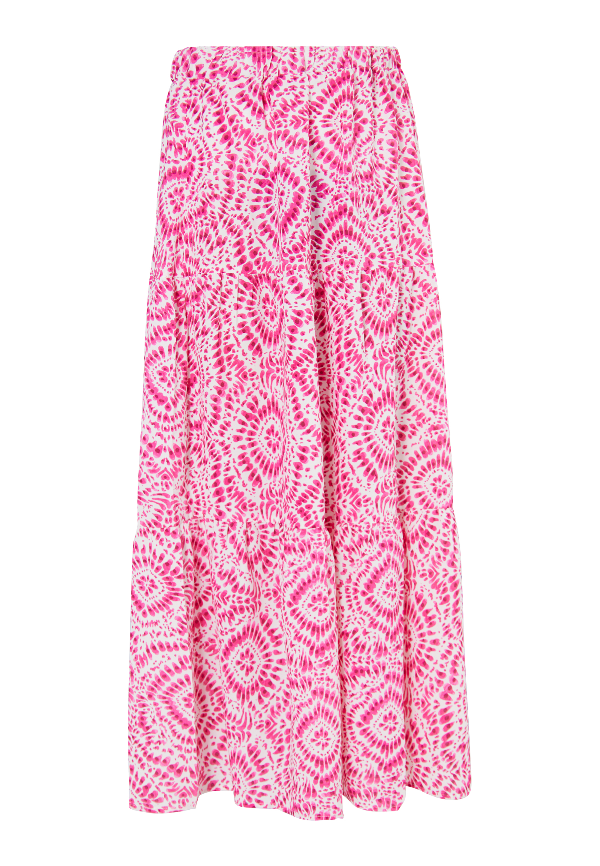 Длинная юбка IZIA Maxi Mit Print, розовый