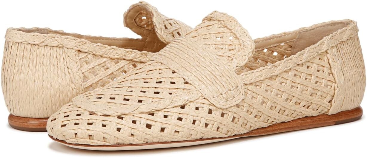 

Лоферы Vince Davis Raffia, цвет Natural Beige Raffia