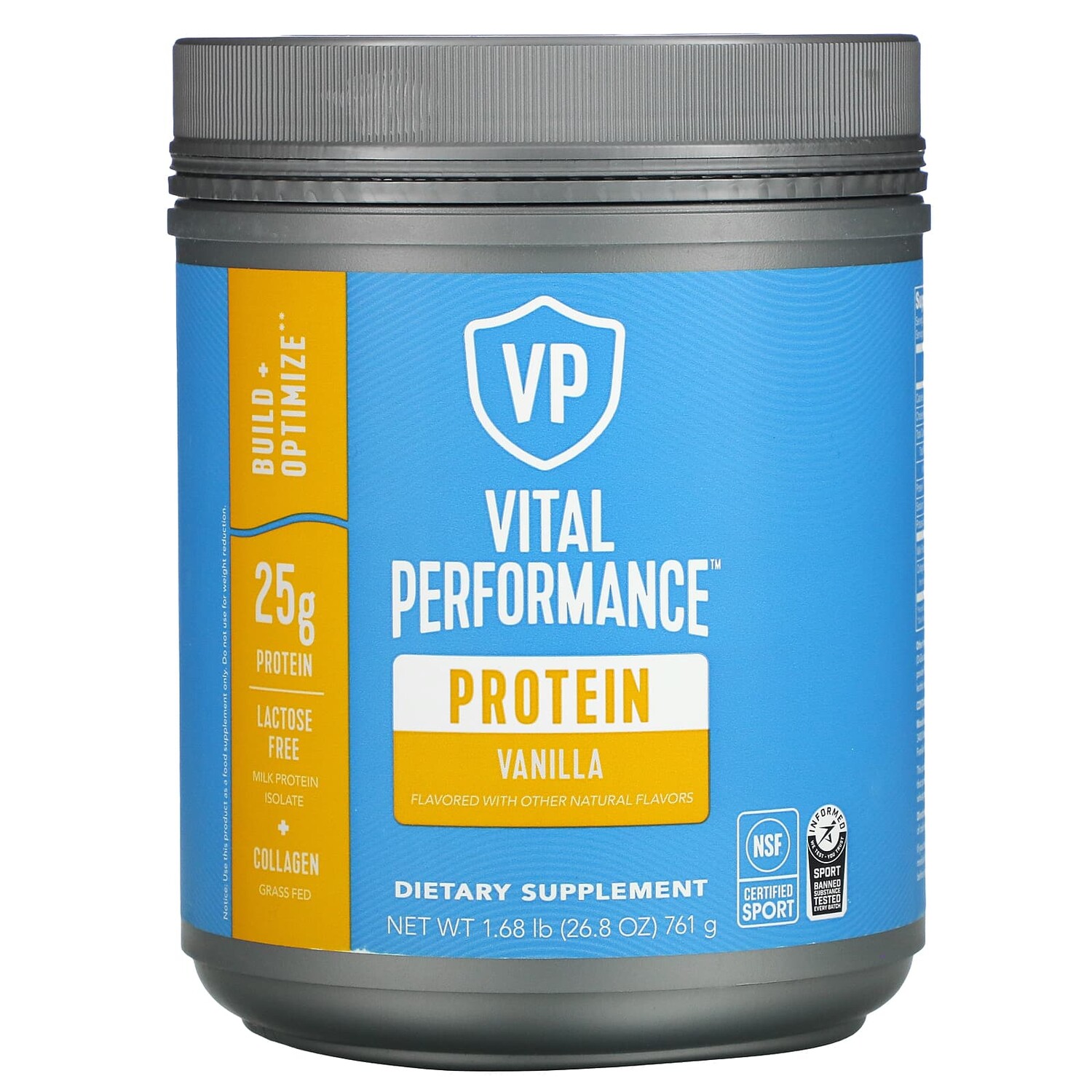 

Vital Performance Protein, ваниль, 761 г (1,68 фунта), Vital Proteins
