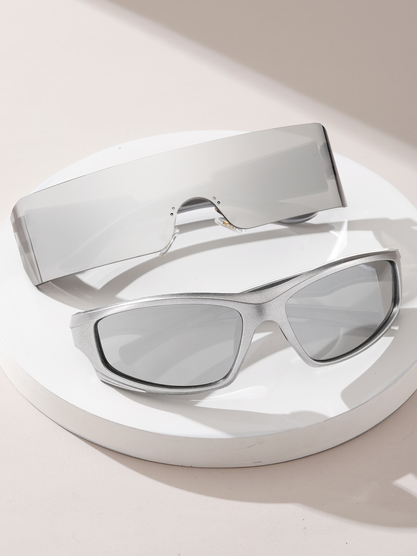 2 пары солнцезащитных очков с дизайнерским запахом Y2K Женские солнцезащитные очки в стиле гранж волшебные очки динозавры две пары 3d очков