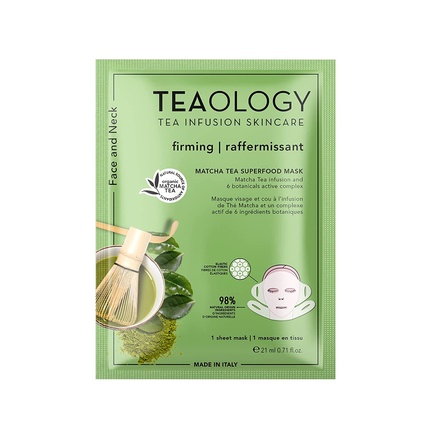 Маска с суперпродуктами Teaology Matcha Tea, Teaology Tea Infusion Skincare