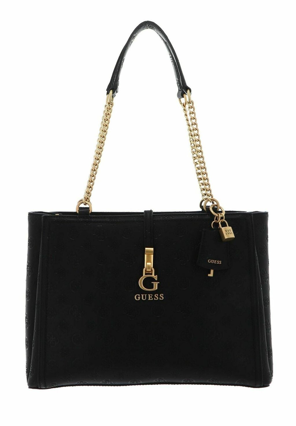 

Сумка G JAMES LOGO GIRLFRIEND CARRYALL Guess, черный логотип