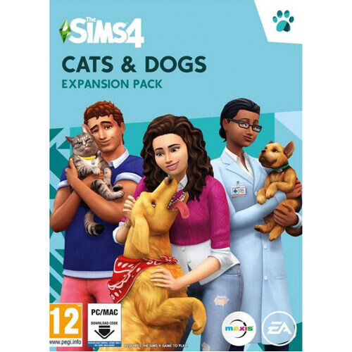 

Видеоигра The Sims 4: Cats & Dogs – (Code-In-A-Box) – Pc EA