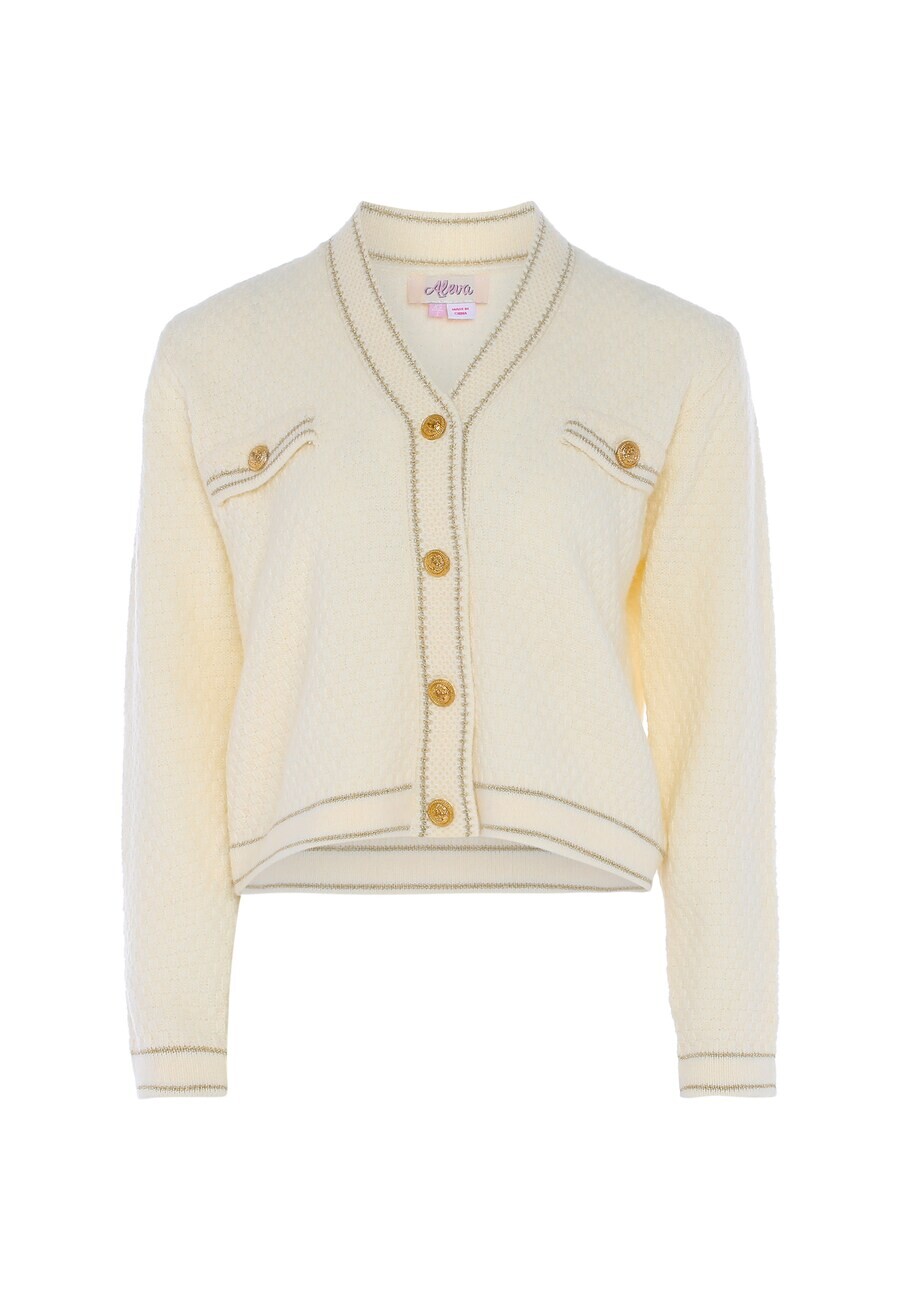 

Вязаный кардиган Aleva, цвет Wool White