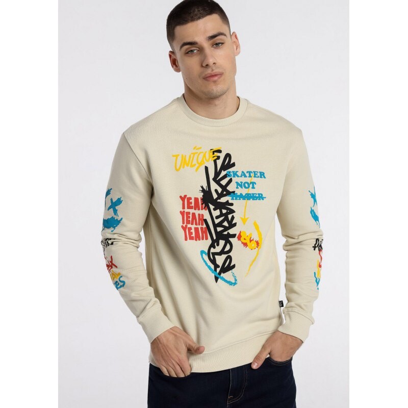 

Толстовка Six Valves 131276 Full Zip, бежевый