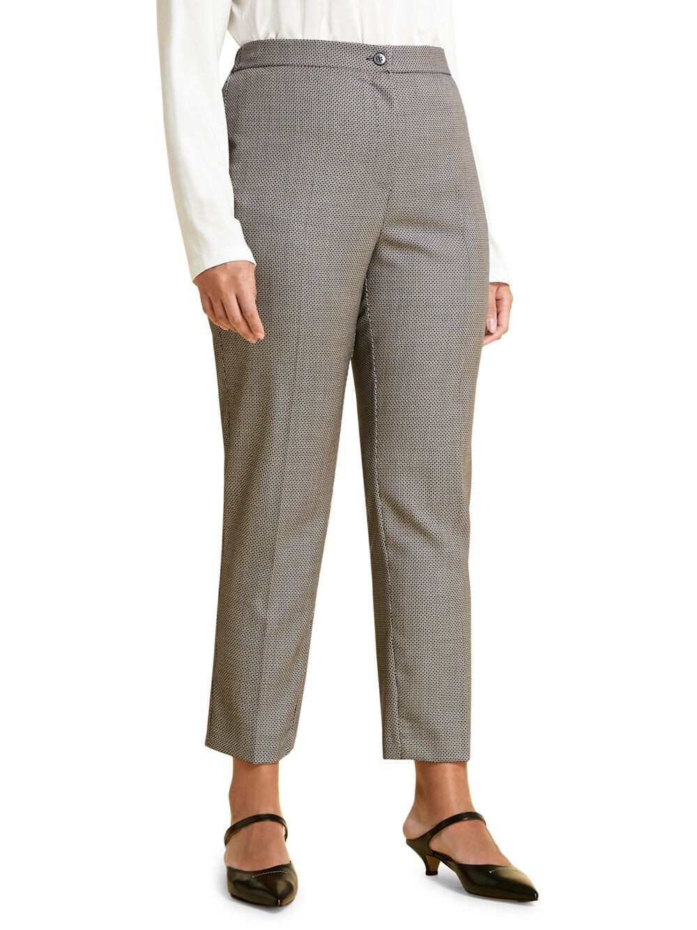 

Брюки из смесовой шерсти Virgin Marina Rinaldi, Plus Size, синий